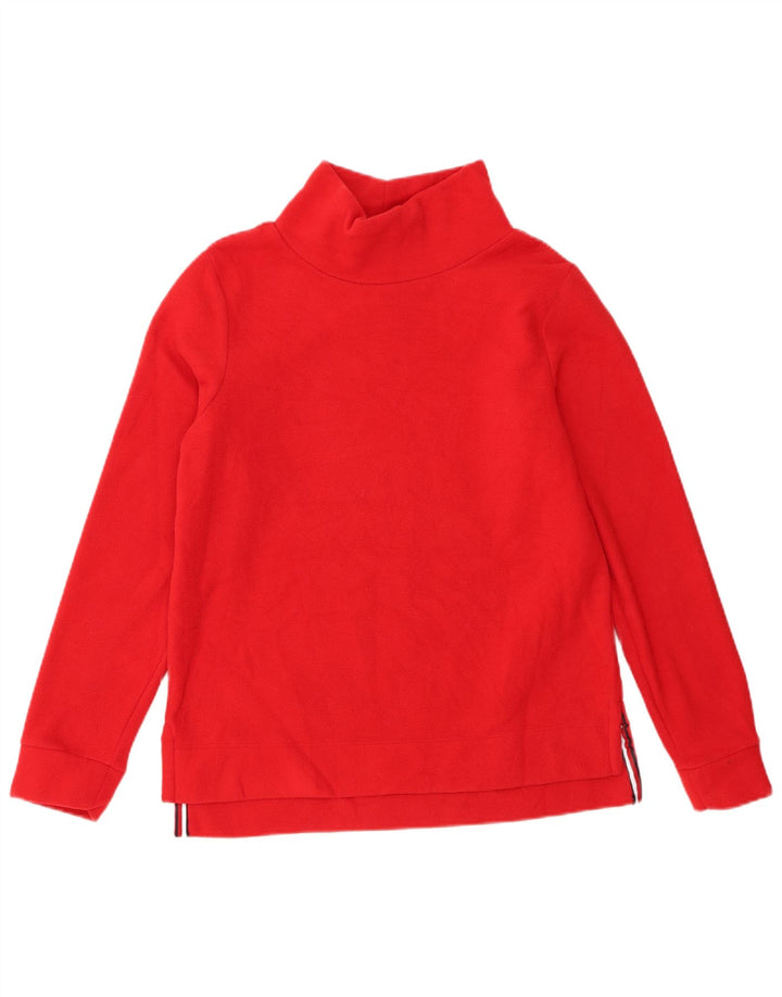 Tommy Hilfiger Pull polaire pour femme UK 10 Petit Rouge Polyester
