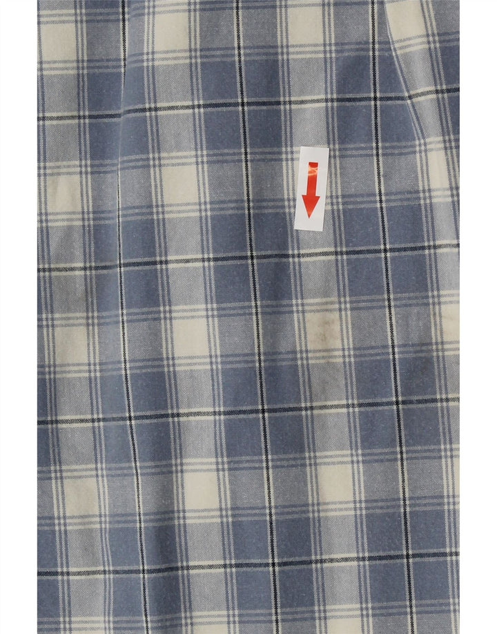 Timberland Chemise Homme Bleu Moyen Carreaux Coton