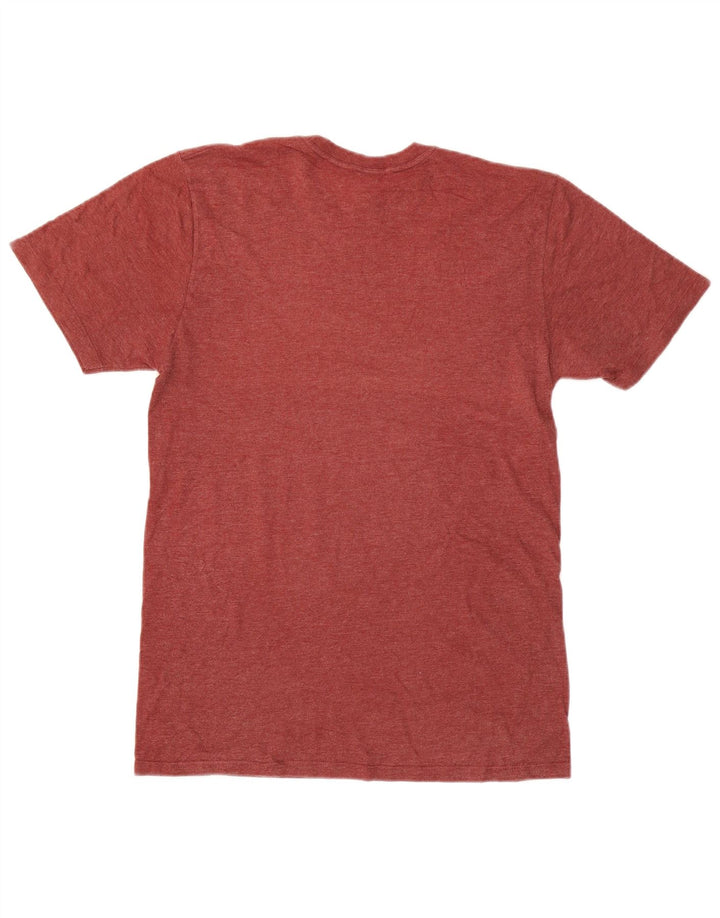 VOLCOM T-Shirt Graphique Homme Rouge Moyen Coton