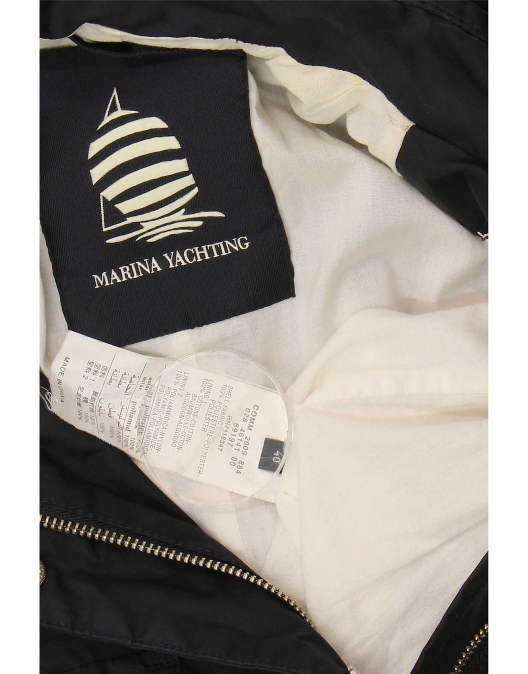 Marina Yachting Veste Utilitaire Femme IT 40 Small Bleu Marine Polyester