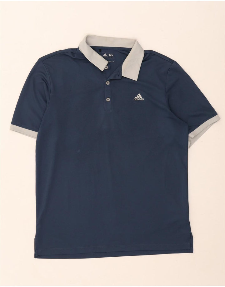 ADIDAS Polo Rugby Homme Bleu Marine Moyen Polyester