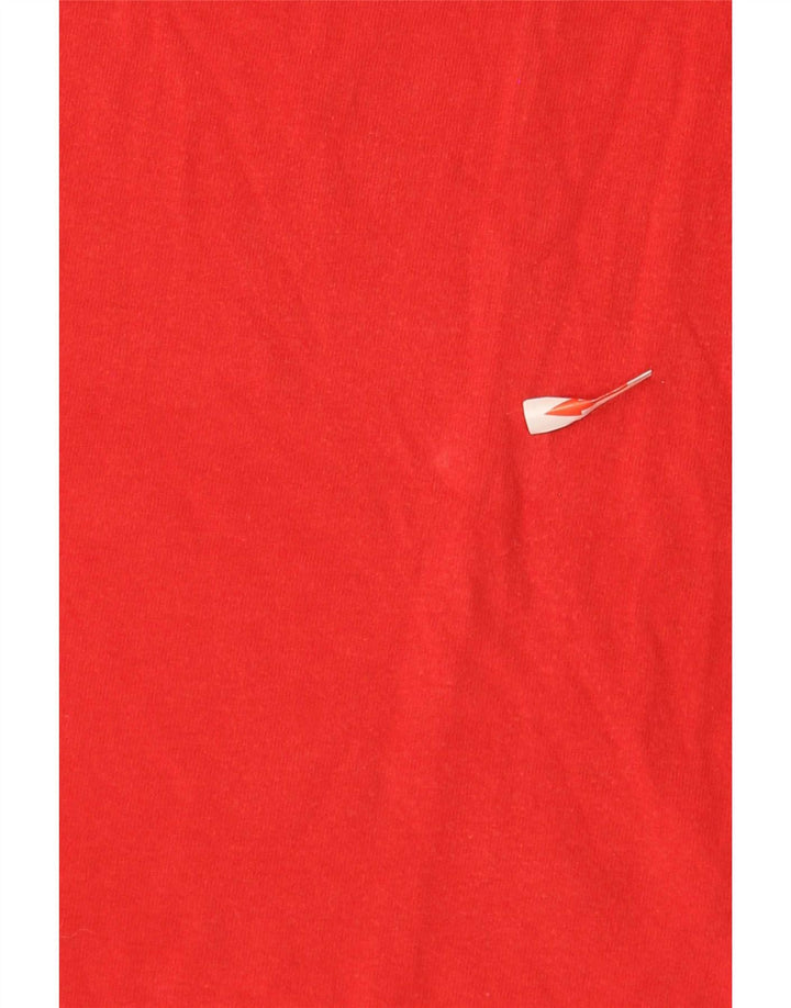 Adidas T-Shirt Graphique Homme Rouge Moyen Coton