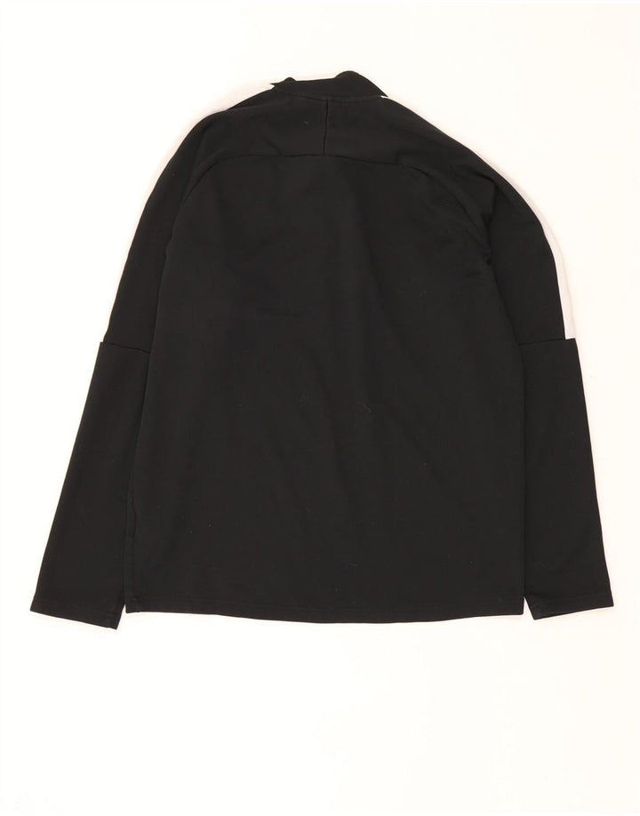 NIKE Haut de survêtement Dri Fit à col zippé pour homme, petit color block noir