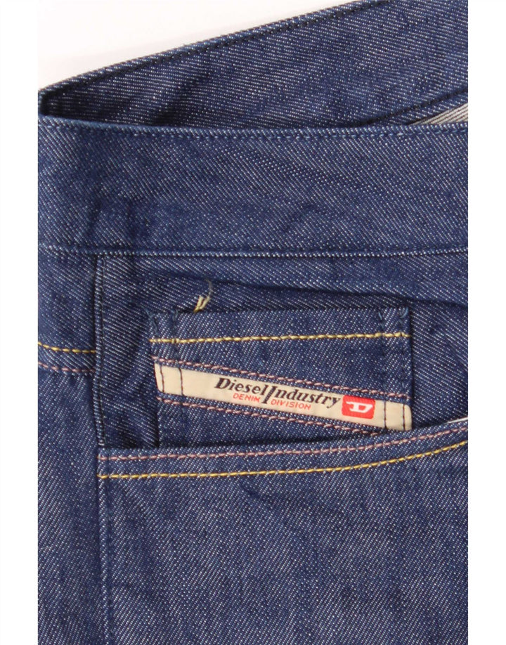 Diesel Jean Droit W32 L28 Homme Bleu