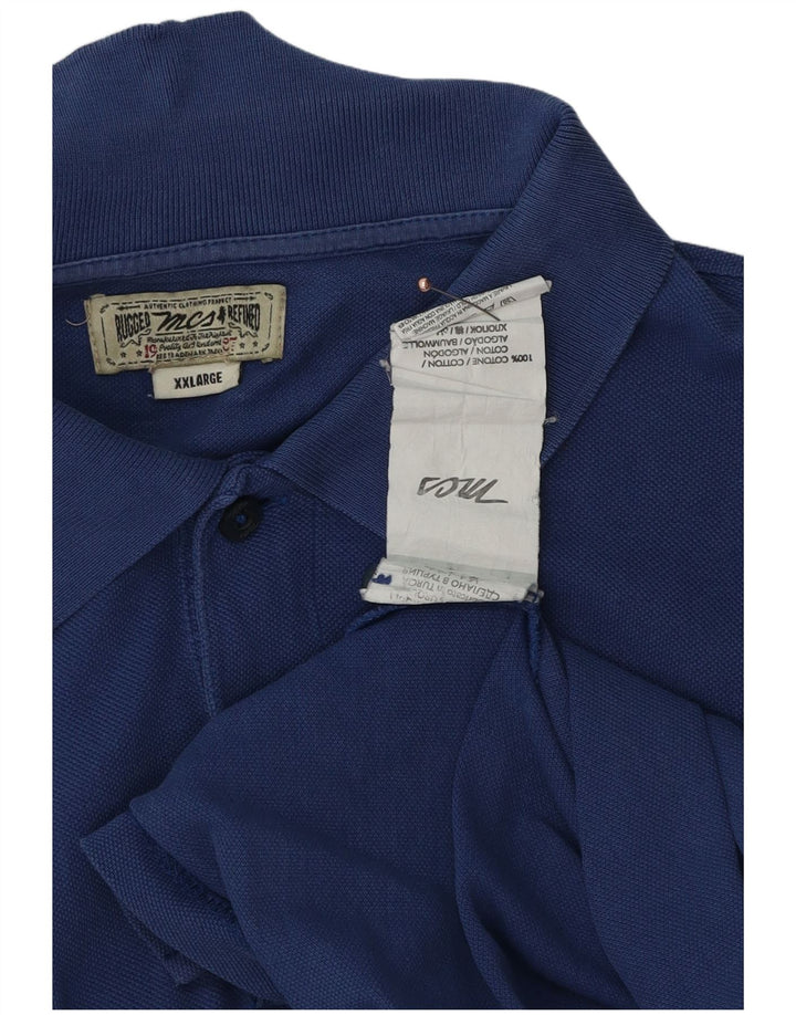 Marlboro Classics Polo Homme 2XL Bleu Coton