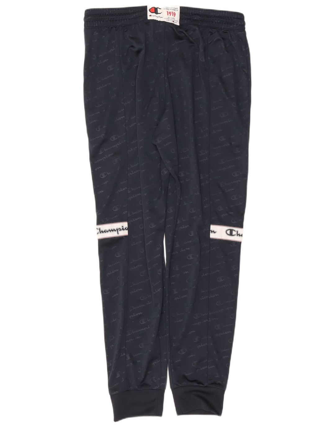 Champion Pantalon de survêtement graphique pour homme, jogging, grand, bleu marine, polyester