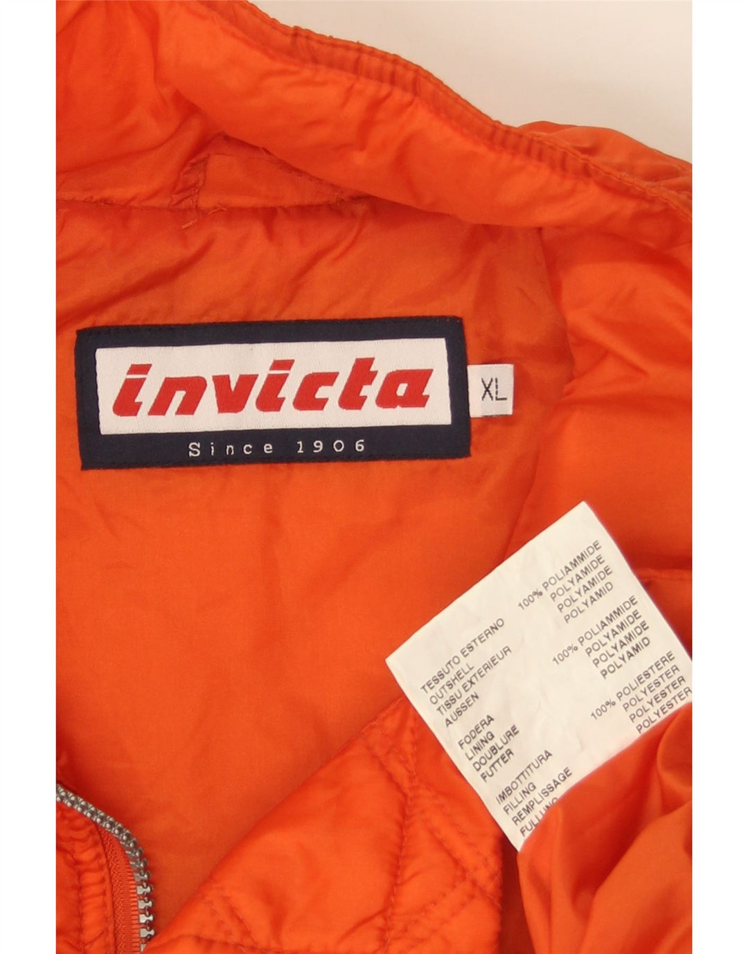 INVICTA Gilet matelassé homme UK 42 XL Orange Polyamide