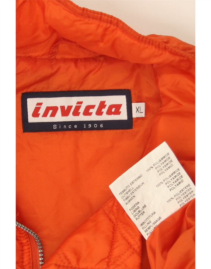 INVICTA Gilet matelassé homme UK 42 XL Orange Polyamide
