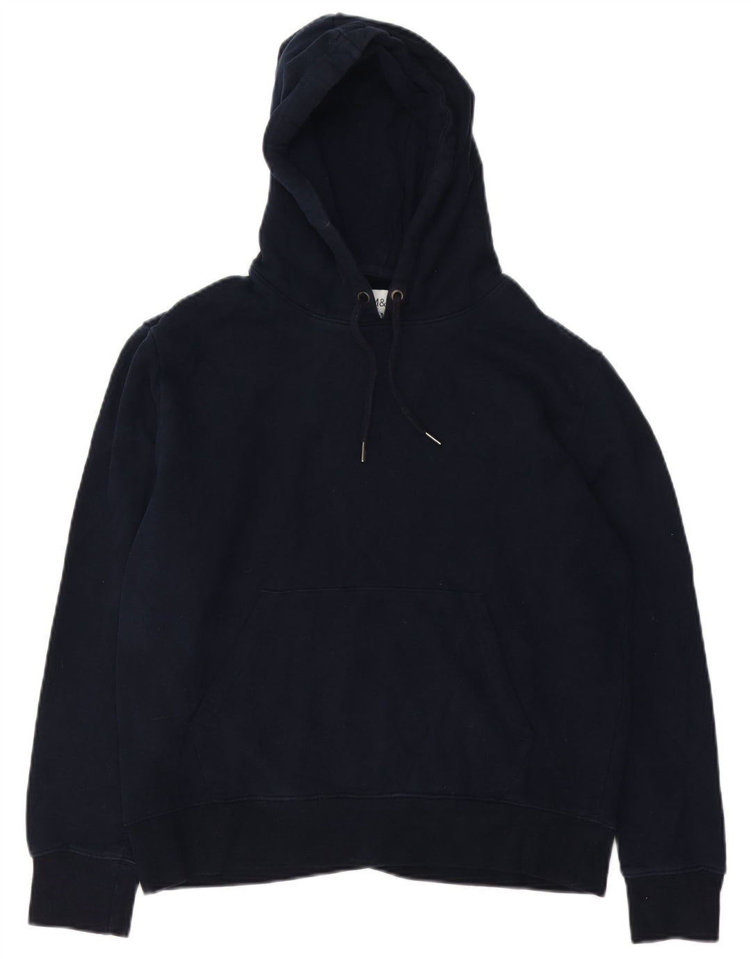 Marks & Spencer Pull à capuche pour femme en coton bleu marine moyen