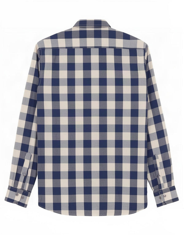 Gant Chemise Slim Petit Bleu Vichy Coton Homme