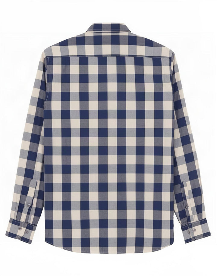 Gant Chemise Slim Petit Bleu Vichy Coton Homme