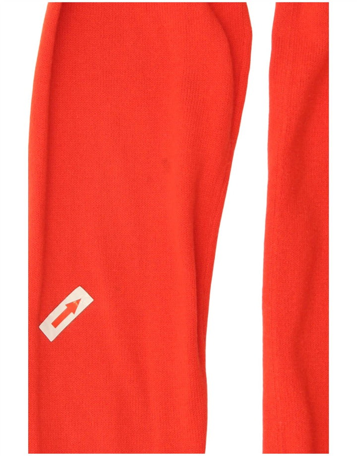 Zara Cardigan Femme Pull UK 10 Petit Rouge