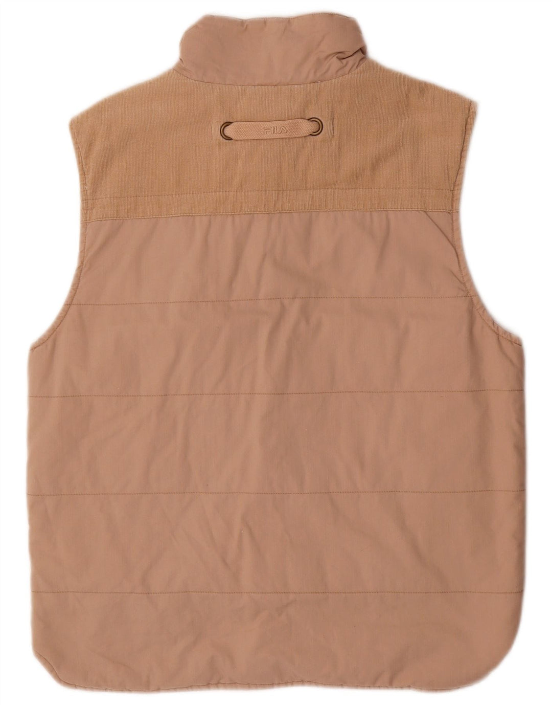 Fila Gilet rembourré pour homme UK 38 Coton beige moyen
