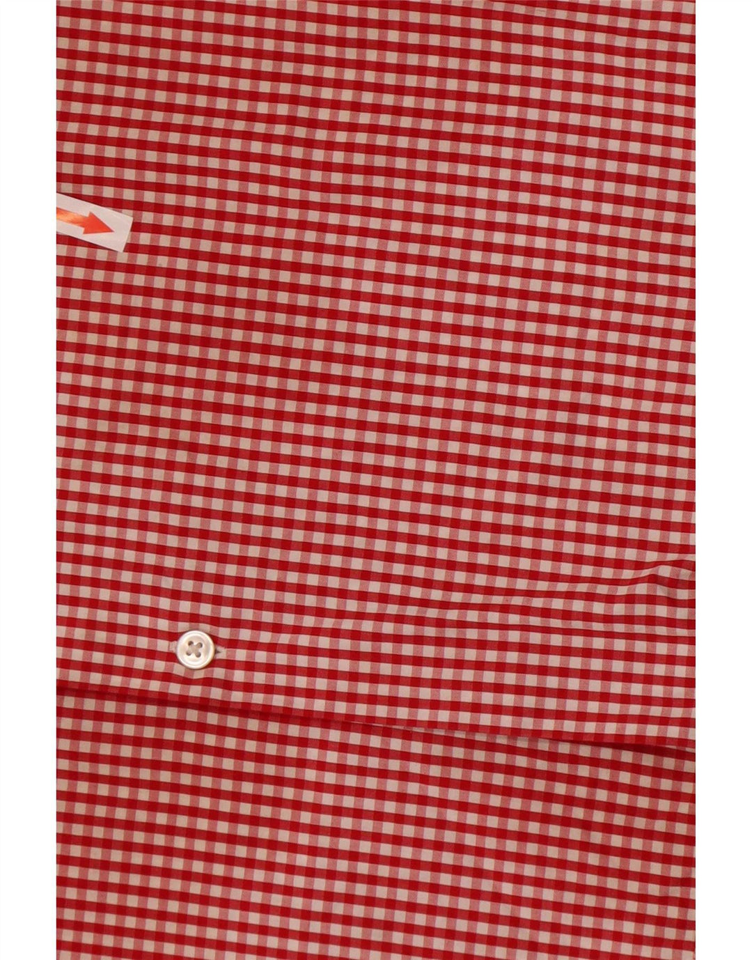 Hugo Boss Chemise coupe régulière pour homme Taille 41 16 Grand coton vichy rouge