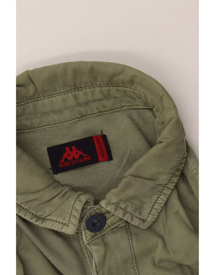 KAPPA Mens Polo Shirt Medium Khaki Vintage Kappa and Second-Hand Kappa from Messina Hembry 