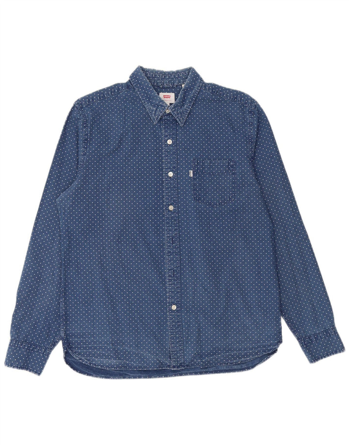 Levi's Chemise Homme Large Bleu Spotted Cotton