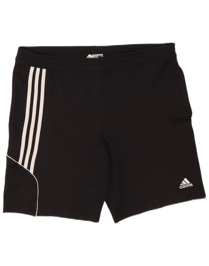 Adidas Short de sport Climalite pour homme, grand, noir, polyester