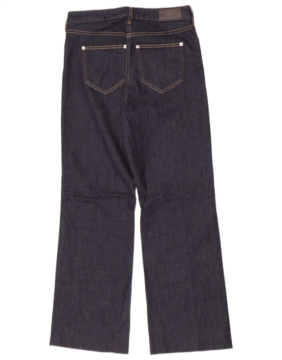 Lacoste Womens Bootcut Jeans Taille 36 Petit W28 L29 Bleu Marine Coton