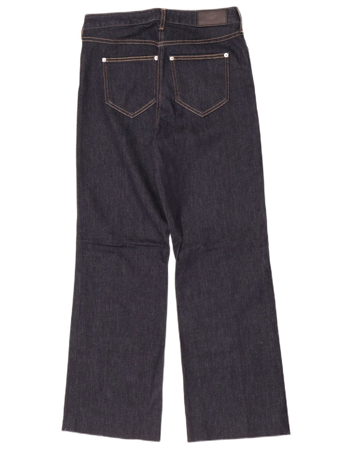 Lacoste Womens Bootcut Jeans Taille 36 Petit W28 L29 Bleu Marine Coton
