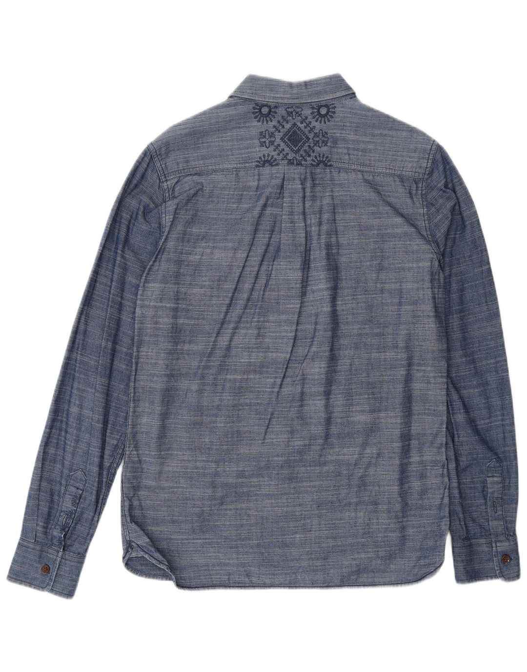 VANS Chemise homme Petit coton à fines rayures bleues