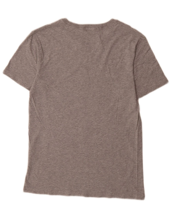 Paul Smith T-shirt graphique pour femme UK 12 Coton moucheté gris moyen