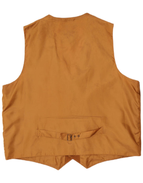 John F Gee Gilet en daim pour homme XL en cuir marron