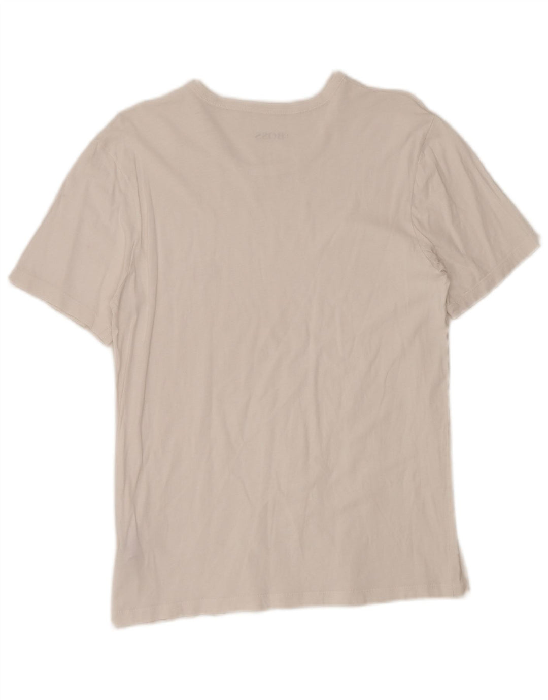 Hugo Boss T-shirt pour femme Top UK 12 Coton blanc moyen