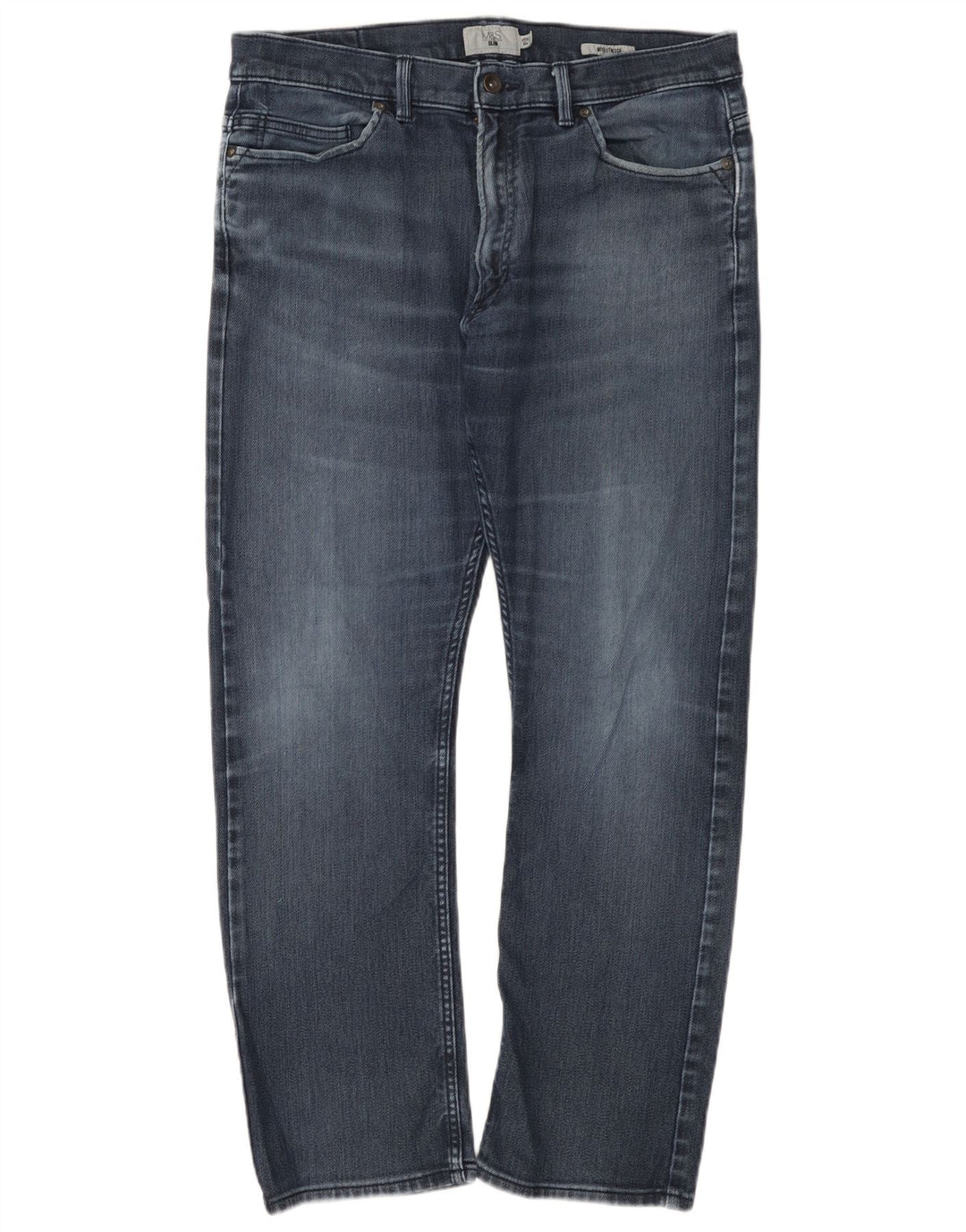 Marks & Spencer Jean Slim Homme W36 L31 Bleu Coton