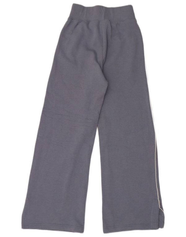 Nike Pantalon de survêtement large pour femme UK 4 XS Bleu Coton