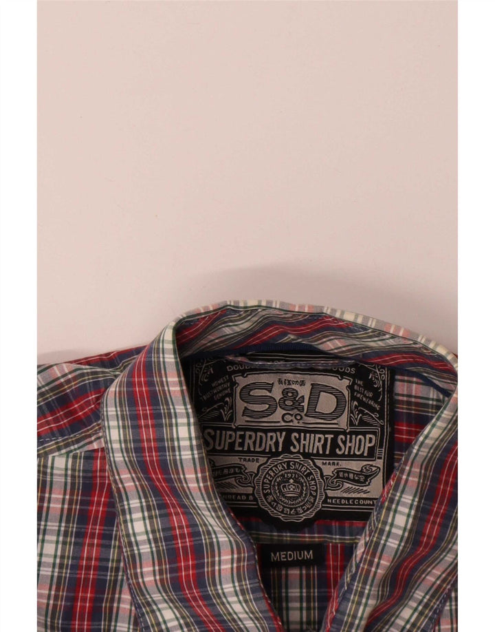 Superdry Chemise à Manches Courtes Homme Multicolore Check Cotton