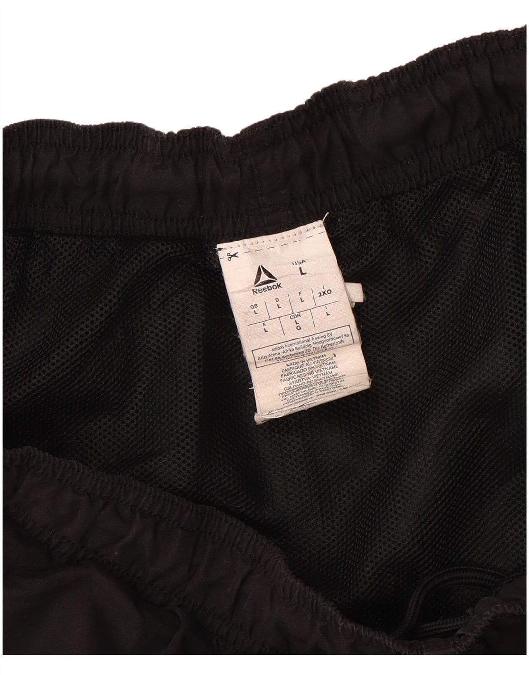 Reebok Short de sport homme grand noir polyester