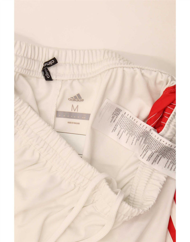 Adidas Short de sport pour homme en polyester blanc moyen