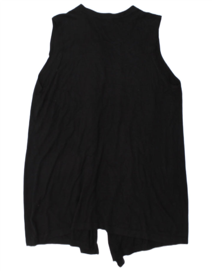 Marks & Spencer Pull cardigan long pour femme UK 14 Noir moyen