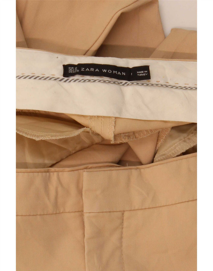 Zara Pantalon Chino Slim Femme Moyen W32 L26 Beige