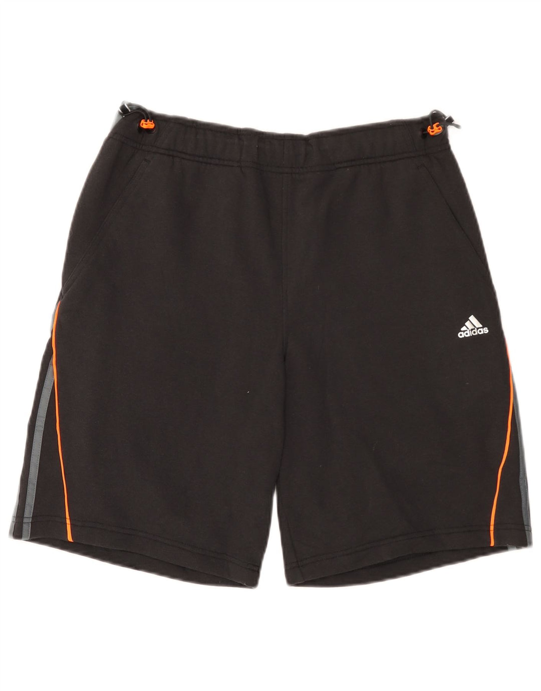 Adidas Short de sport pour homme en coton color block noir moyen
