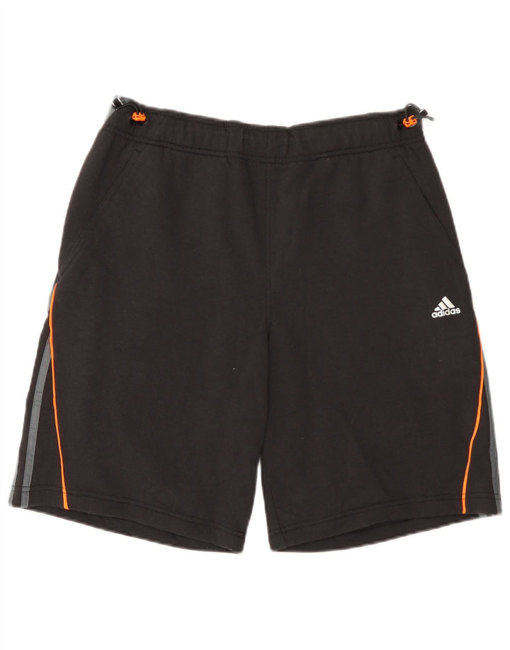 Adidas Short de sport pour homme en coton color block noir moyen