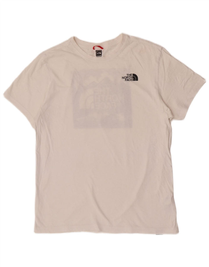 The North Face T-shirt graphique pour homme en coton blanc moyen
