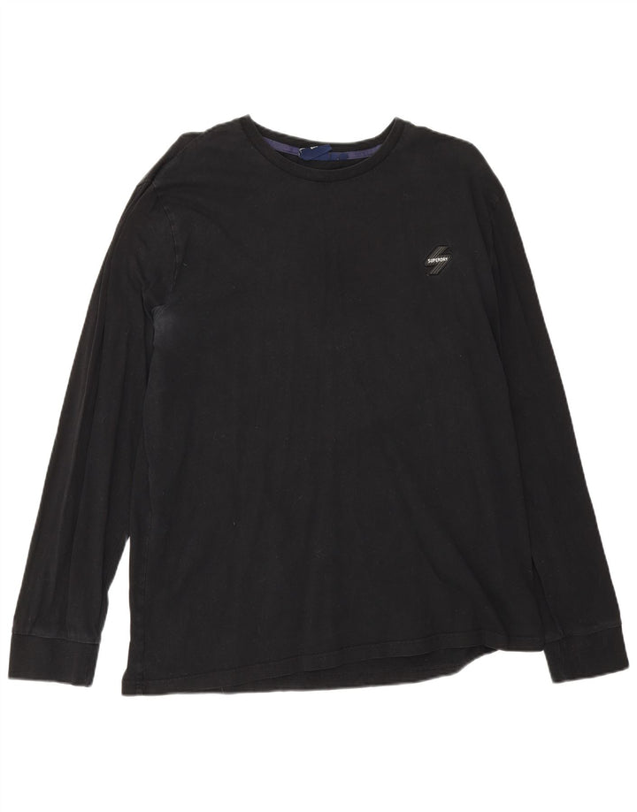 Superdry Haut à manches longues pour homme 2XL Noir