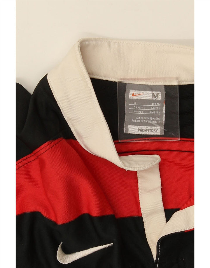 NIKE Homme T-Shirt Graphique Haut Rayé Rouge Moyen