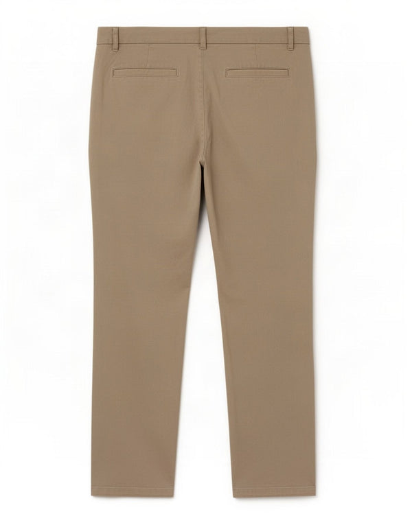 Marks & Spencer Pantalon Chino Slim Femme W40 L30 Coton Vert