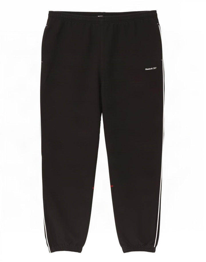 Reebok Pantalon de Survêtement Homme Joggers Large Noir Polyester