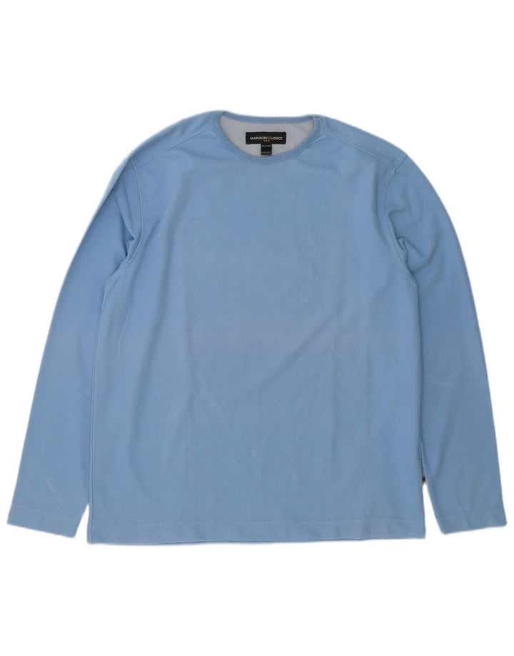 Marlboro Classics Haut Homme Manches Longues XL Bleu Coton