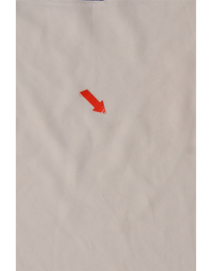 Lacoste Polo Homme Taille 3 Petit Blanc Colorblock Polyester