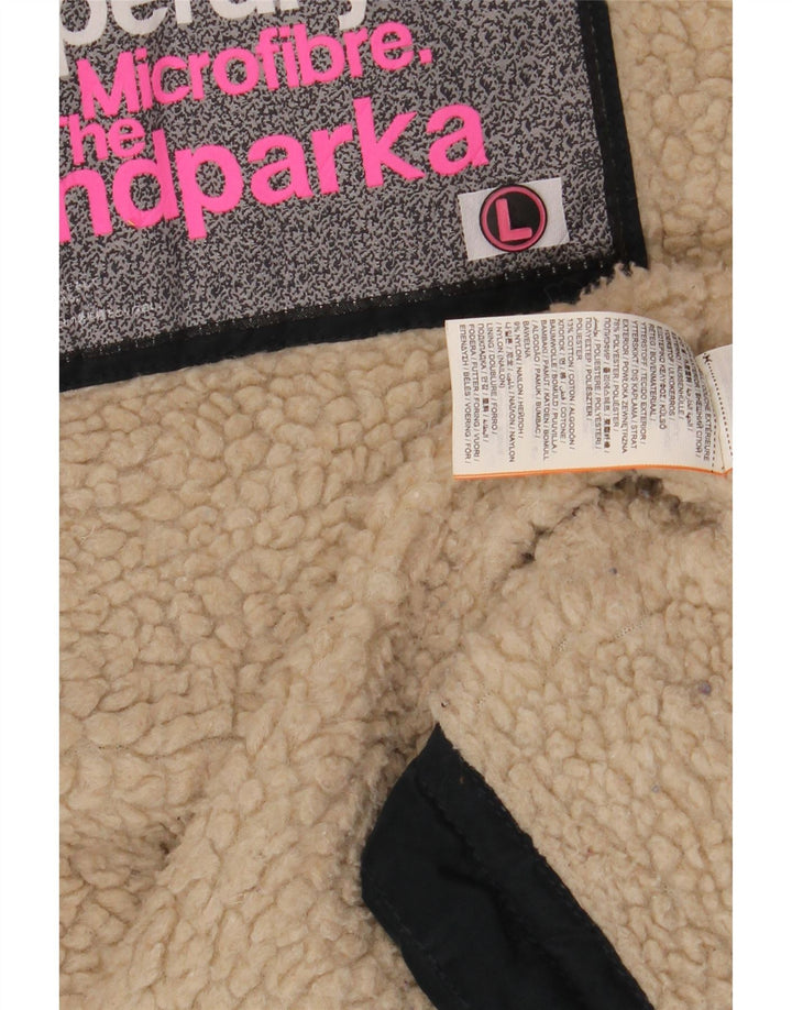 Superdry Femme The Windparka Veste Coupe-Vent UK 16 Large Bleu Marine