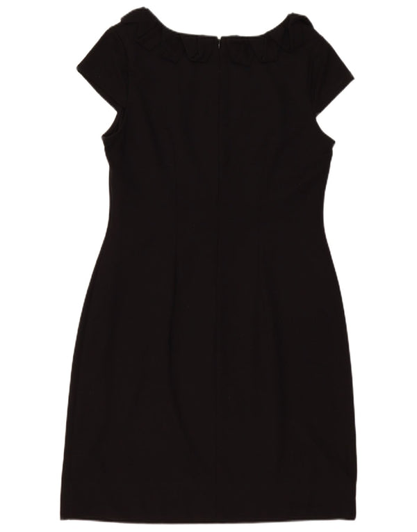 Marks & Spencer Robe fourreau pour femme UK 14 Large Noir Polyester
