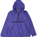 vintage Homme Pull à capuche Veste de pluie UK 40 Grand Polyester Violet