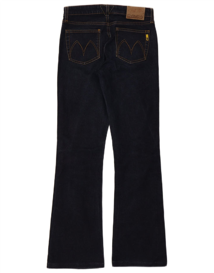 MELTIN' POT Jean Bootcut Femme W26 L29 Bleu Marine Coton