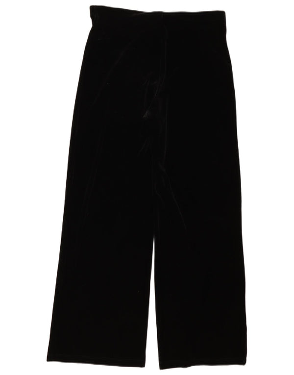 Marks & Spencer Pantalon décontracté à jambe large pour femme UK 14 Medium W34 L30 Noir