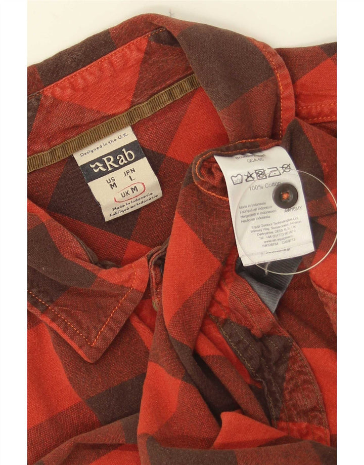 Rab Chemise en flanelle homme rouge moyen en coton vichy