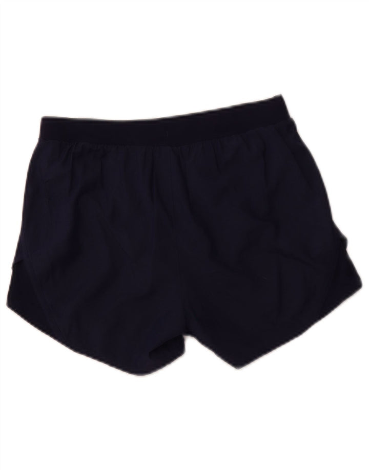 UNDER ARMOUR Short de sport Heat Gear pour femme UK 4 XS Bleu marine Polyester